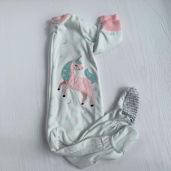 Carter’s Unicorn Blanket Sleeper Size 12 Months - Picture 1 of 3
